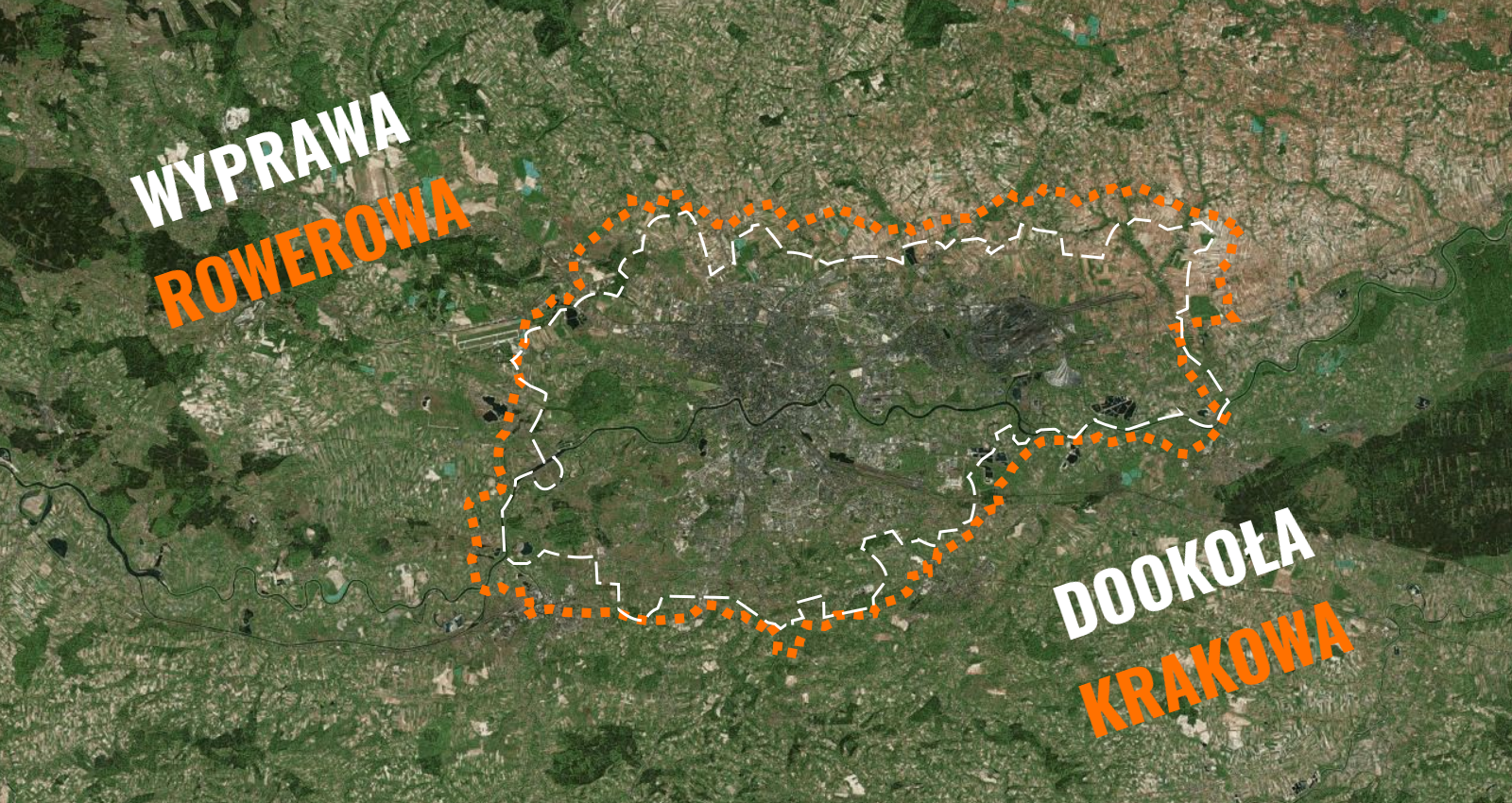 rowerem dookoła Krakowa - trasa